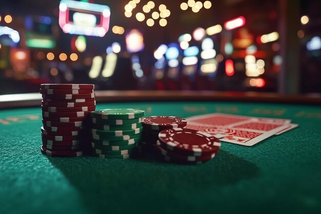 Live Kembang Kempis dealer table at jwtogel broadcast studio with cards on felt